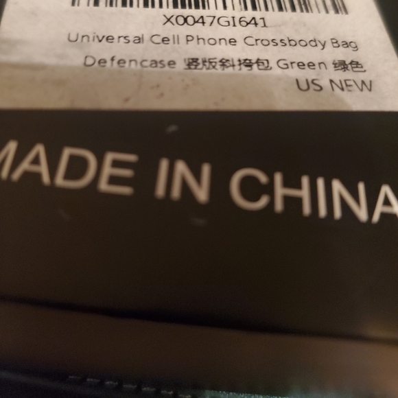 Univeral Cell Phone Crossbody Bag Wristlet Denfencase Green Simple Luxury New - Picture 9 of 10